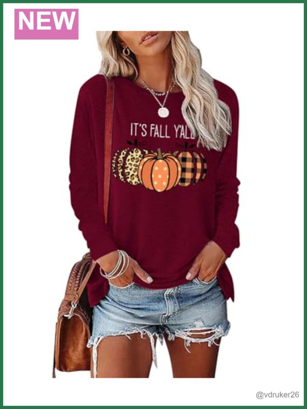 Womens Pumpkin Graphic Crewneck Sweatshirt Long Sleeve Fall Pullover Top